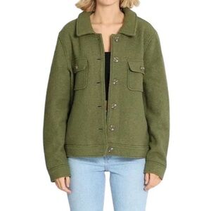 Joie Shacket Teddy Soft Green